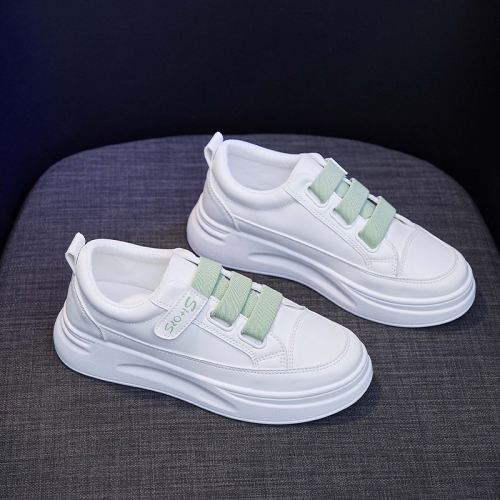 SH01 Sticky Elastic Patch Breathable White Shoes 35