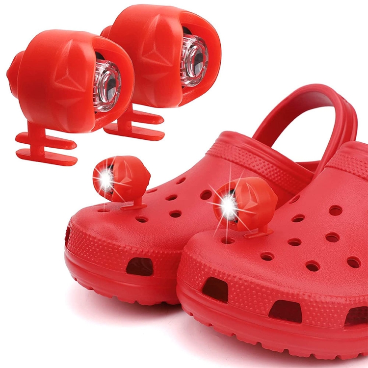 

2pcs Plastic Battery Model Cave Shoes Lamp Camping Lamp Outdoor Lighting(Red)