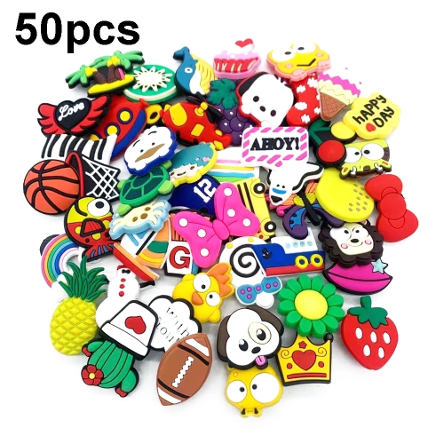 

50pcs Cave Shoes Decorations Cartoon Drip Shoes Accessories(A4 Version)