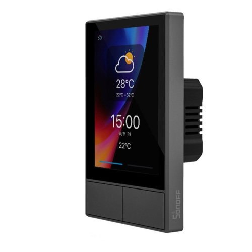 Sonoff NSPanel WiFi Smart Scene Switch Thermostat Temperature All-in-One Control Touch Screen, US Plug(Black)