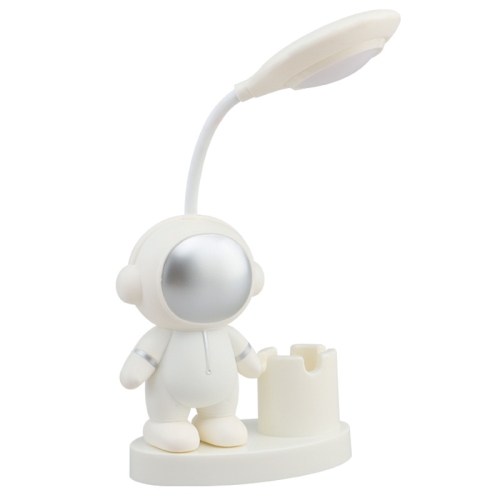 

T509 Astronaut Pen Holder Desk Lamp with Pencil Sharpener Function(White)