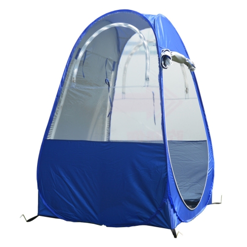 

ZL-8802 Outdoor Rainproof and Sunshade Foldable Fishing Single Tent with Dual Window(Royal Blue)