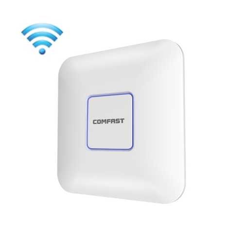 COMFAST E390AX 1800Mbps Gigabit WiFi 6 Wireless Ceiling AP Dual Band 2.4G+5Ghz Router Booster AP(White)