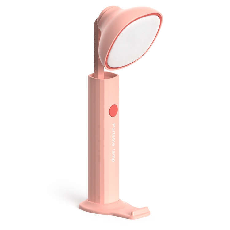 

Folding Flashlight Desk Lamp USB Charging Student Dorm Night Light(302-1 Red)