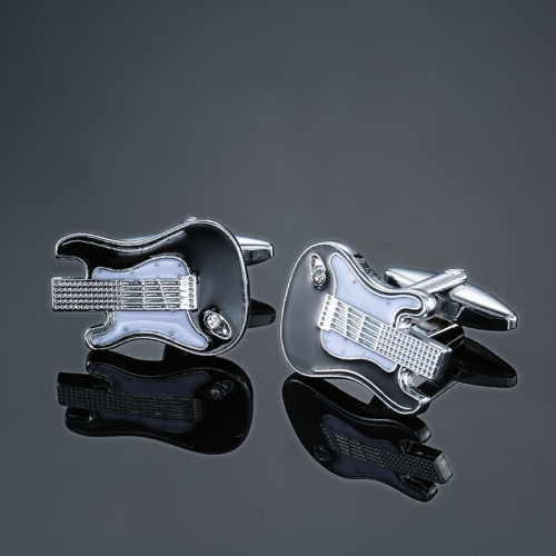

2 pairs Brass Music Series Instrument Note Cufflinks, Color: Black aWhite Violin