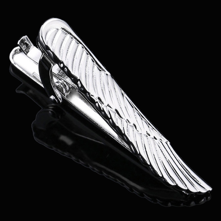 

2pcs Men Business Formal Wedding Tie Clips, Color: Silver Wings