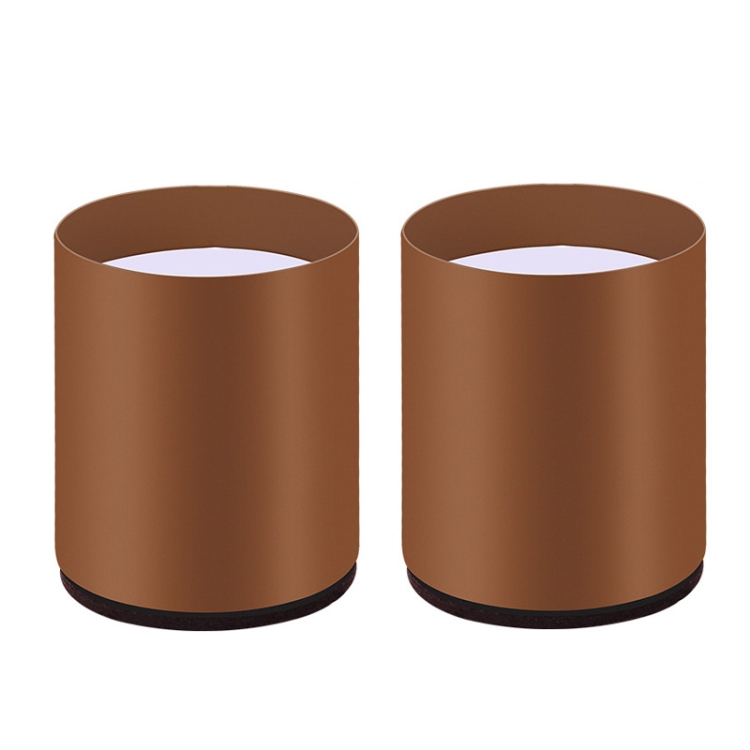 

2pcs/set Furniture Carbon Steel Wraparound Heightening Foot Pad, Style: Round 6x10cm (Brown)