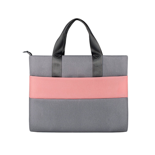 

ST05DZ 14.1-15.4 Inch Universal Color Matching Portable Laptop Liner Bag(Pink and Gray)