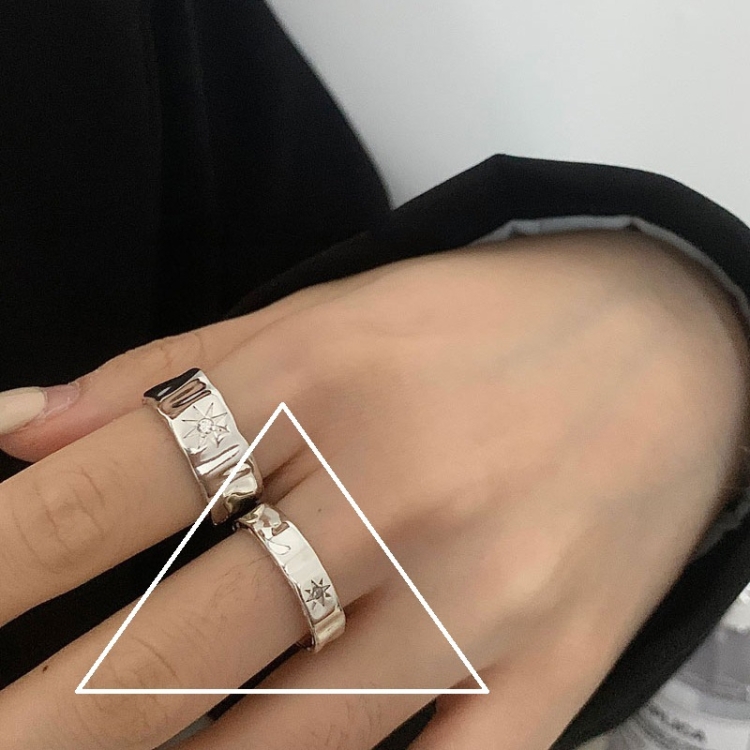 

Happy Smiley Face Love Wear Combination Ring, Color: J3481