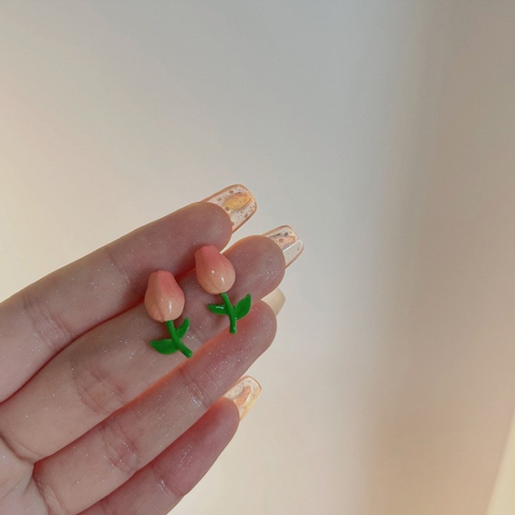 

Shell Double Layer Earrings with Diamond Earrings, Color: EH1464