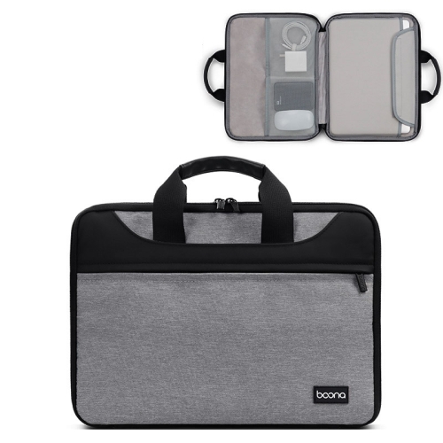 

Baona BN-I003 Oxford Cloth Full Open Portable Waterproof Laptop Bag, Size: 13/13.3 inches(Grey)