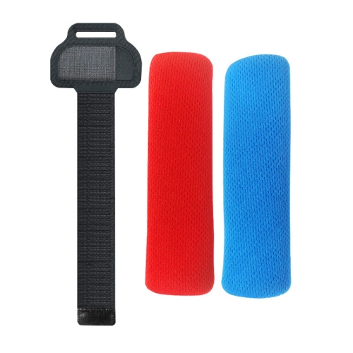 

For Switch HS-SW342 Fitness Ring Leg Strap+Armrest Red+Blue Big Adventure Game Storage Set Somatosensory Sports Accessories