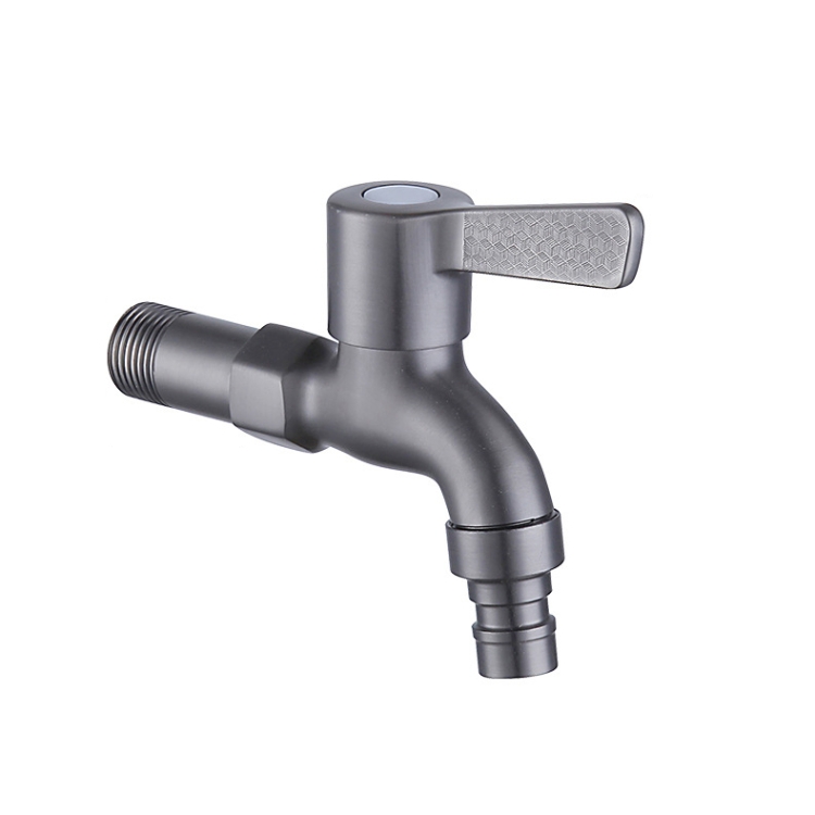 

Bathroom Toilet Stainless Steel Bib Tap Wall Mounted Washing Machine Water Tap ,Spec: Medium Long Type