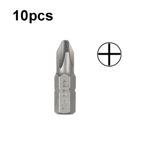 

10pcs Electric Screwdriver Short Batch Head Strong Magnetic Driver Head, Series: Phillips PH2