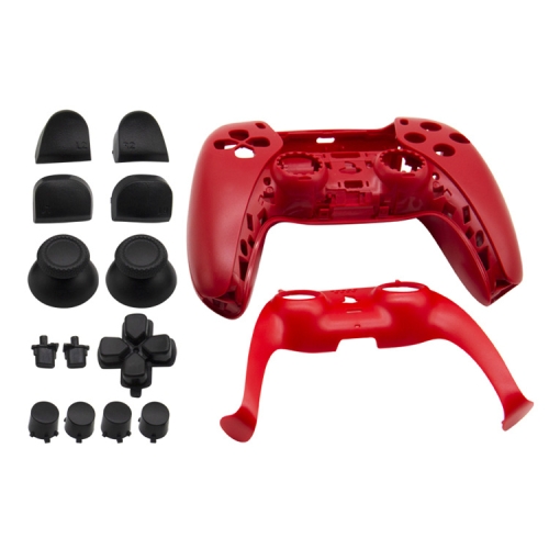 

For PS5 Controller Full Set Housing Shell Front Back Case Cover Replacement(Red)