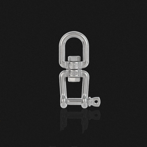 

M8 OX Type 304 Stainless Steel 360 Degree Rotating 8-Shaped Chain Snap Ring Connecting Hook Swivel