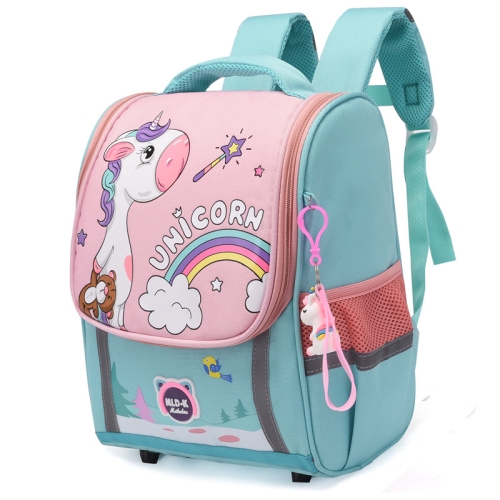 

Kindergarten Children Cute Cartoon Backpack School Bag, Color: Small Green Pink