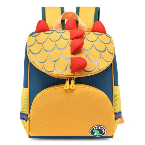 

Kindergarten Children Cute Cartoon Backpack School Bag(Yellow Dinosaur)