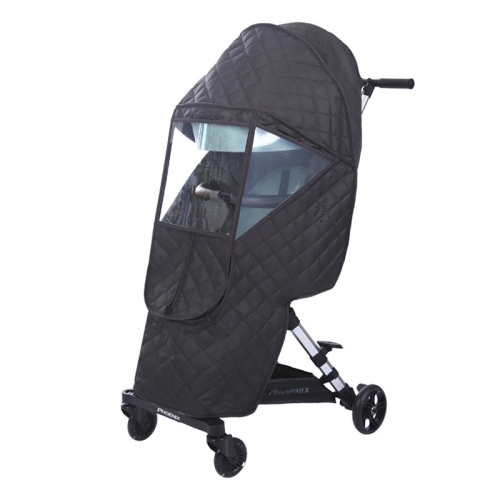 

Universal Stroller Windshield and Warm Cover Deep Gray Rain Cover