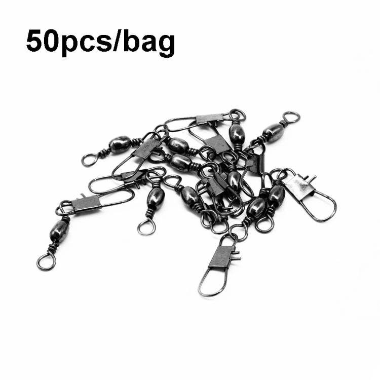 

HENGJIA SS007 50pcs/bag B-pin Connector 8 Shape Swivel Loop Accessories, Specification: 2/0+5B (57mm)