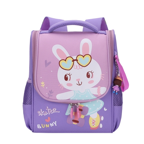 

Kindergarten Children Cute Cartoon Backpack School Bag(Purple)