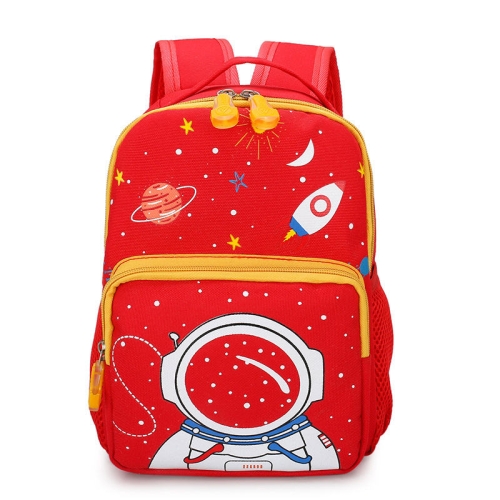 

Kindergarten School Bag Children Cute Cartoon Backpack(Red)