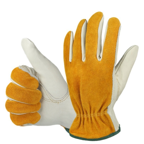 

CD1008 Leather Gardening Work Gloves Flower Planting Wear-resistant Gloves(M)