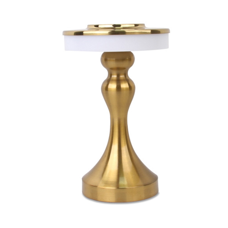 

Retro Bar USB Rechargeable Metal Touch Desk Lamp, Specification: Gold(E Model)