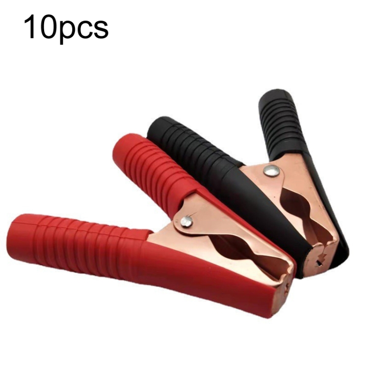 

10pcs 100A 90mm All-inclusive Copper-plated High-current Car Battery Clip(ZX0023)