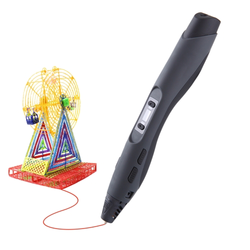

SL-300 3D Printing Pen 8 Speed Control High Temperature Version Support PLA/ABS Filament With EU Plug(Dark Grey)