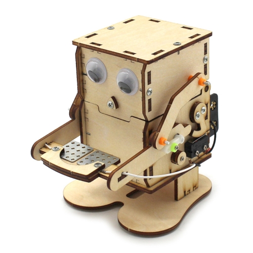 Robot mangeant des pièces de monnaie enfants bricolage Science