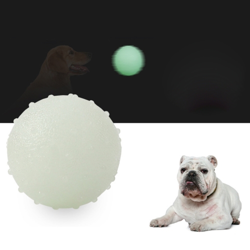 

3pcs TPR Bite Resistant Luminous Bouncy Ball Pet Toys, Size: Small 6cm