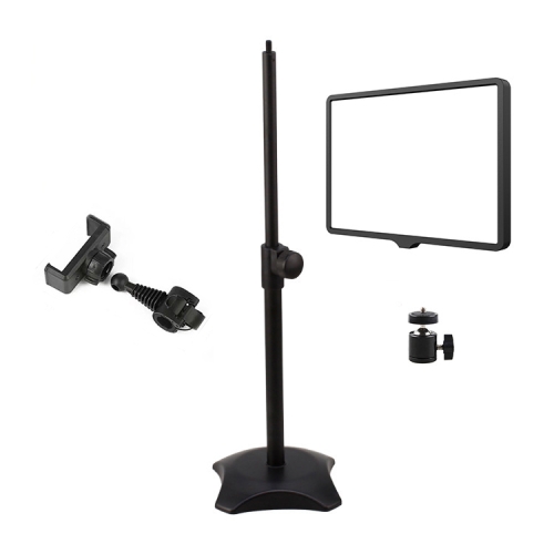 

10 Inch 3000-6500K Three-color Temperature Photography Flat-panel Live Fill Light,Spec: 42cm Bracket