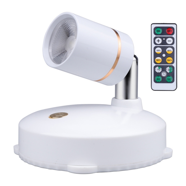 

TL005 Battery Type Cabinet Background Wall LED Anti-glare Spotlights Gallery Decorative Lights with Remote Control