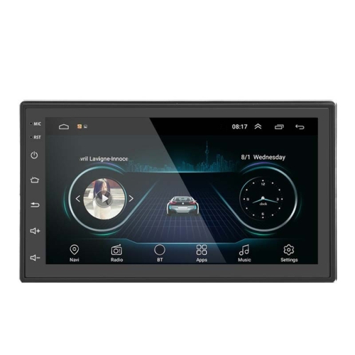 

A2222KT 7 Inch Android Navigation WiFi Version 1+16G GPS Bluetooth 2.5D Screen Car Central Control MP5 Player, Style: Standard