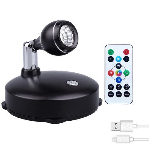 

TL006-RGB USB Charging Jewelry Cabinet RGB Atmosphere Spotlights with Remote Control