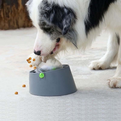 

Multi-functional Card Dog Cage Licking Plate Suction Cup Dog Feeder, Specification: Bowl+Ball