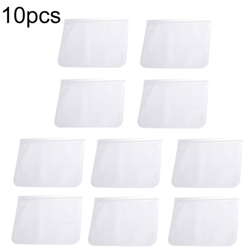 

10pcs EVA Refrigerator Reusable Food Airtight Peservation Bag, Size: Large