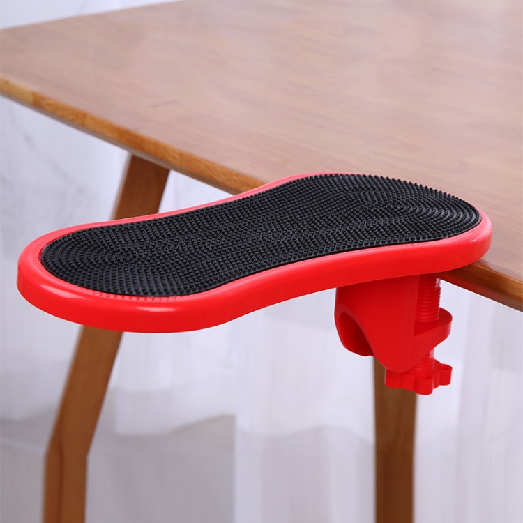 

180 Degree Rotating Computer Table Hand Support Wrist Support Mouse Pad Surface Adhesive Pad Model (Red)