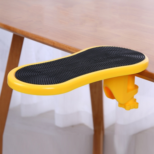 

180 Degree Rotating Computer Table Hand Support Wrist Support Mouse Pad Surface Adhesive Pad Model (Yellow)