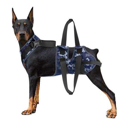 

Injured Dog Auxiliary Leash Front and Rear Leg Double Slings For Large and Medium-sized Dogs, Size: XL