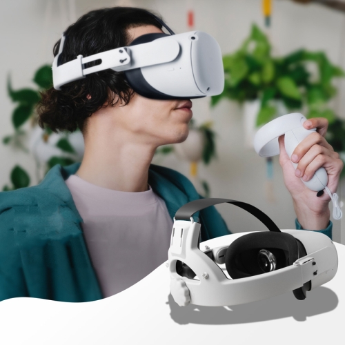 

Hifylux Q2-TD79 For Oculus Quest 2 Decompression Comfortable Headband Set VR Glasses Accessories(White)