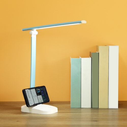 

WS-2020 LED Folding Desk Lamp Touch Dimming Bedside Lamp, Style: Single Color Charging 1200mAh (Blue)