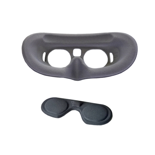

For DJI Goggles 2 Foam Padding Sponge Eye Pad Mask With Lens Cover Gray