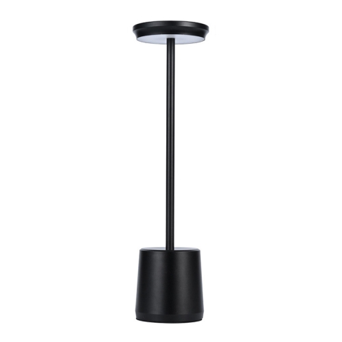 

MZ-L2301 Charging Wireless Simple Metal Touch LED Table Lamp, Style: SE Version Black