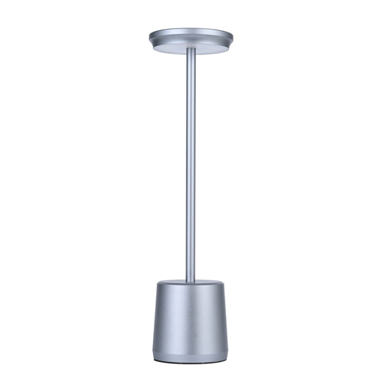 

MZ-L2301 Charging Wireless Simple Metal Touch LED Table Lamp, Style: PRO Version Gray