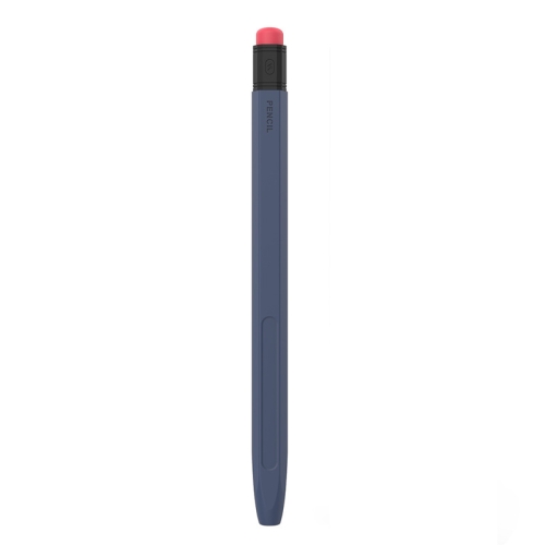 

For Apple Pencil 2 AhaStyle PT180-2 Silicone Protective Case Anti-Slip And Anti-Drop Capacitive Pen Case(Midnight Blue)