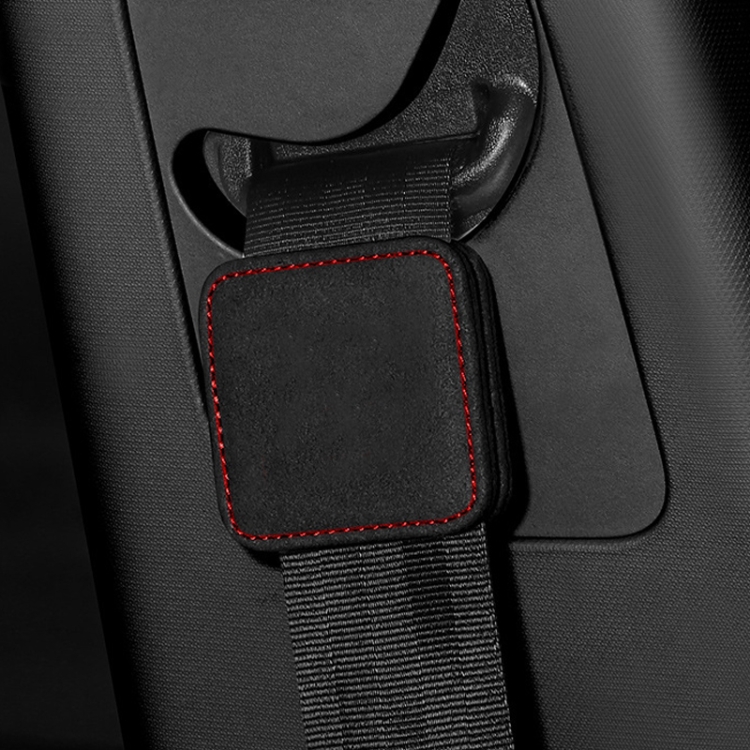 

Car Seat Belt Limiter Elastic Adjuster Magnetic Fixation(Black)