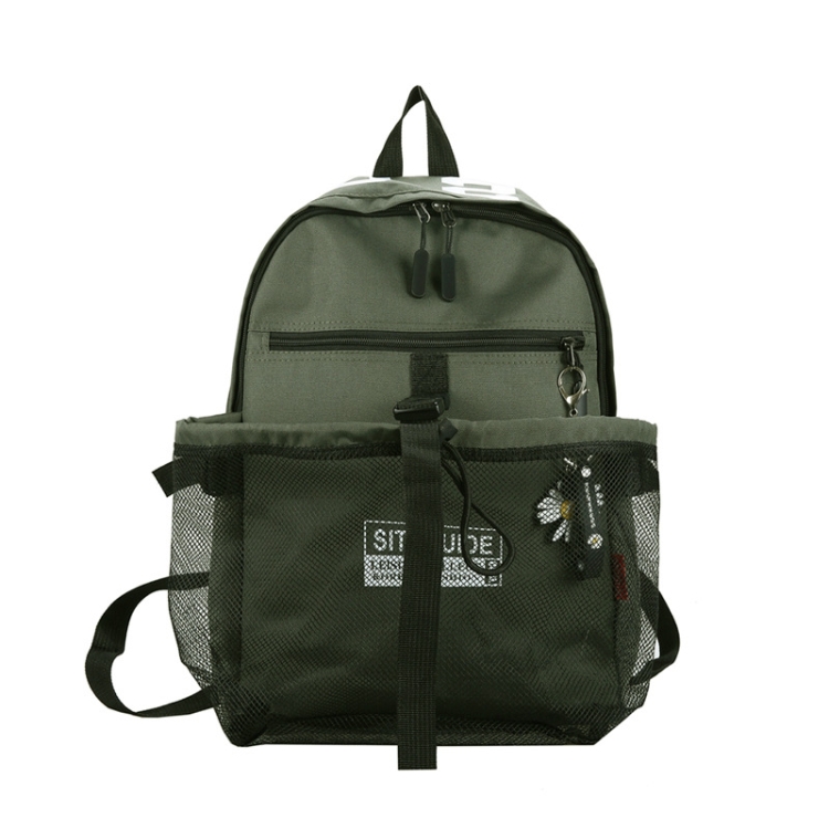 

Spring Rope Basketball Bag Multifunctional Training Backpack Hand Lifting Capacity Sports Bag(Green)
