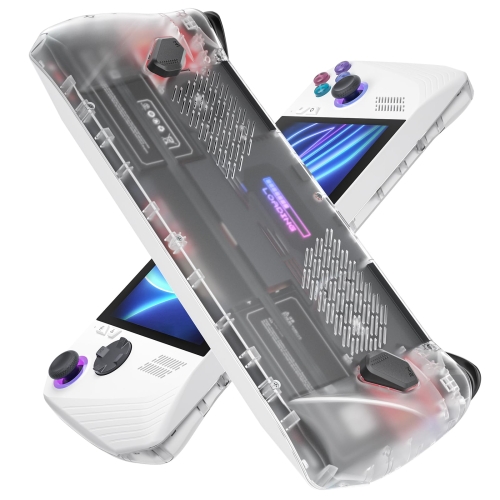 

For ASUS ROG Ally Game Console JSAUX RGB Transparent Back Plate With Tool